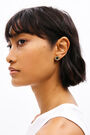 Pendientes logo negro Pendientes logo negro