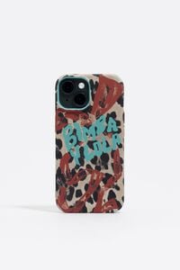 Leopard bow iPhone 15 rigid case