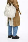 Bolso shopper acolchado L piedra Bolso shopper acolchado L piedra