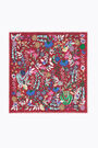 Chal flores silvestres rojo Chal flores silvestres rojo