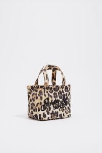 Minibolsa nylon print leopard natural Minibolsa nylon print leopard natural