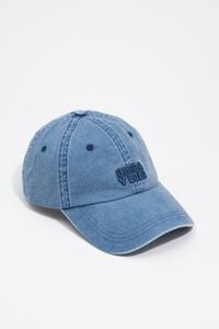 Gorra algod&oacute;n lavado azul
