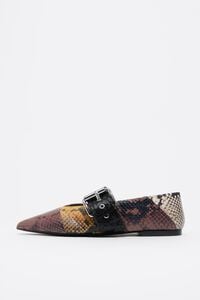 Zapatilla patchwork serpiente Zapatilla patchwork serpiente