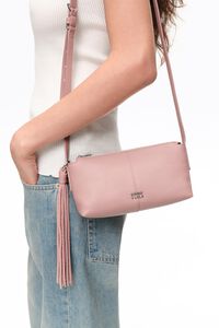 Bolsa bandolera mini piel rosa claro