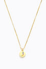 Letter J short golden necklace Letter J short golden necklace