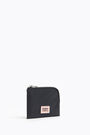 S black nylon curved coin purse S black nylon curved coin purse