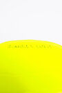 Neon yellow croc oval coin purse Neon yellow croc oval coin purse