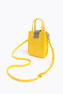 Minibolso bandolera rafia amarillo Minibolso bandolera rafia amarillo