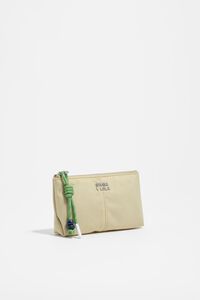 Apple green nylon coin purse