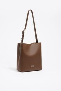 Bolsa Carlino mediana piel roble Bolsa Carlino mediana piel roble
