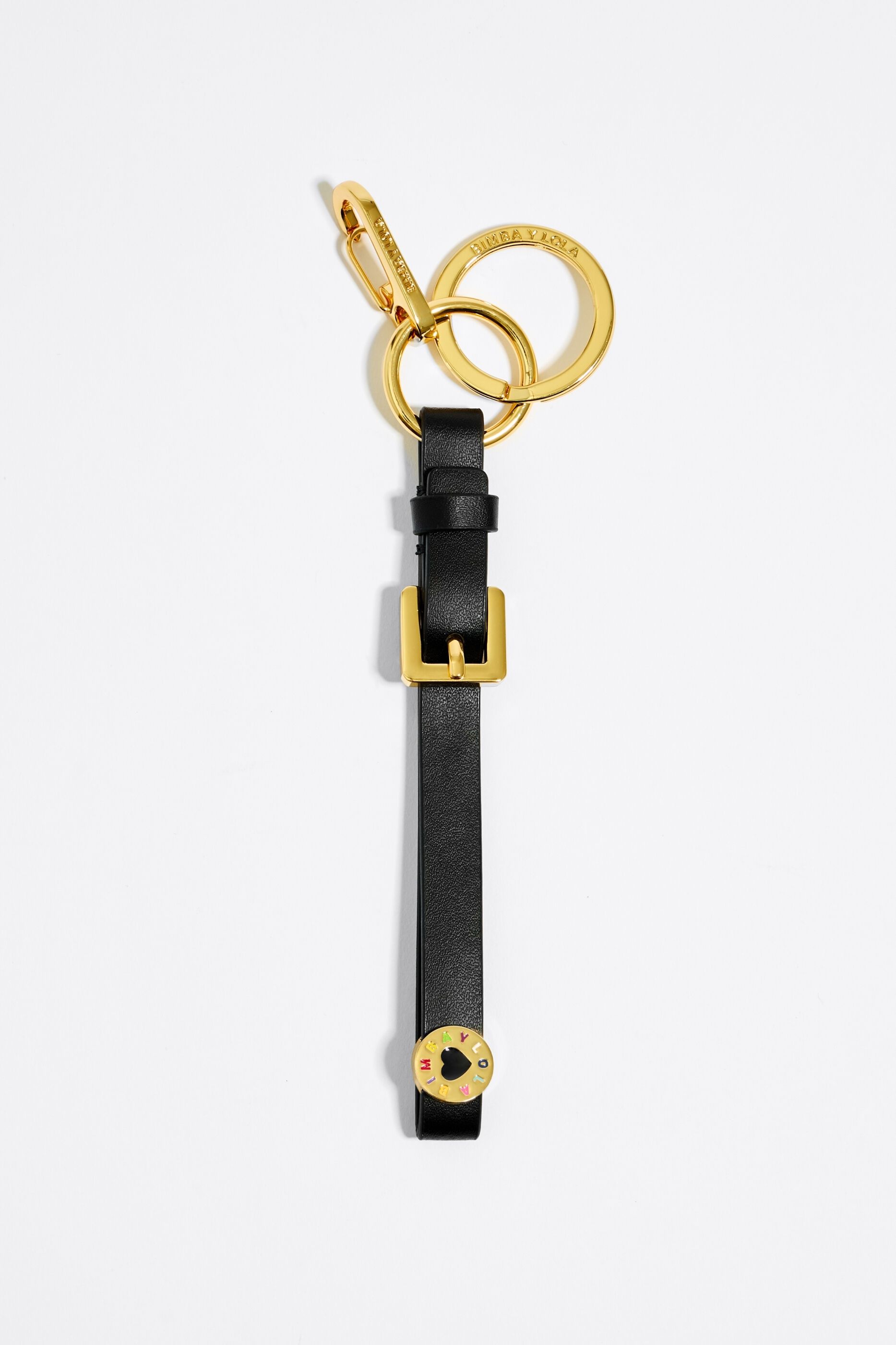 Coach leather hotsell key ring