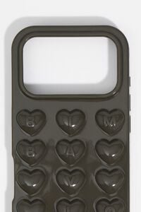 Funda silic&oacute;n iPhone 17 PRO brillo verde oscuro