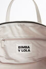 L ivory nylon shopper bag L ivory nylon shopper bag