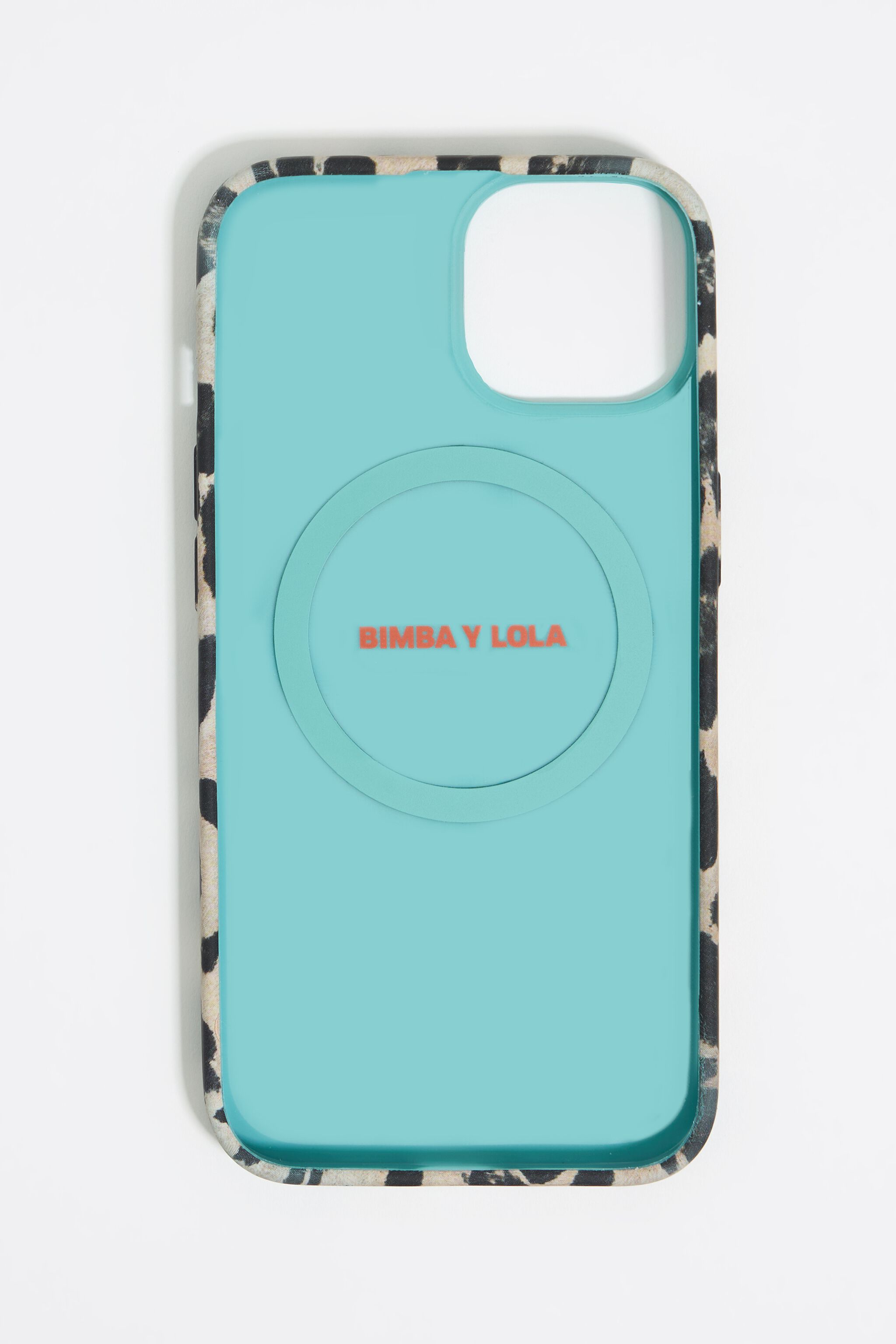 Funda iPhone 14 Pro Max leopardo corazón