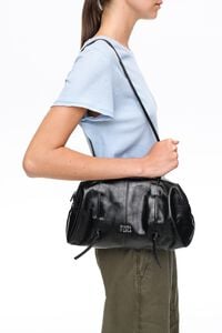 Black leather Lolita bag