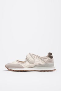Zapatilla tenis 13 08 nylon blanca