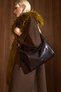 Bolsa paper grande piel café Bolsa paper grande piel café