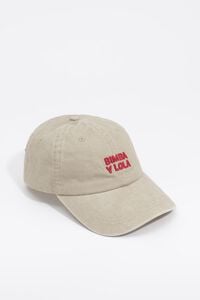 Gorra algod&oacute;n lavado taup&eacute;