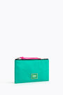 M sea green nylon coin purse M sea green nylon coin purse