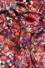 Red garden scarf Red garden scarf