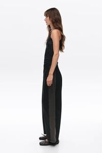 BARREL - Pantal&oacute;n denim cintura ajustable bicolor negro