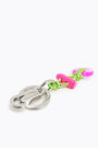 Neon pink key ring Neon pink key ring