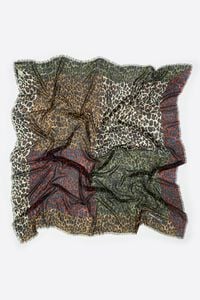 Mascada patchwork jacquard animal print