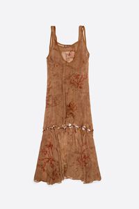 Vestido con dobladillo abotonado Underwater