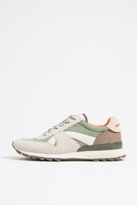 Khaki 13 19 technical sneaker