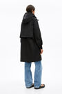 Black technical trench Black technical trench