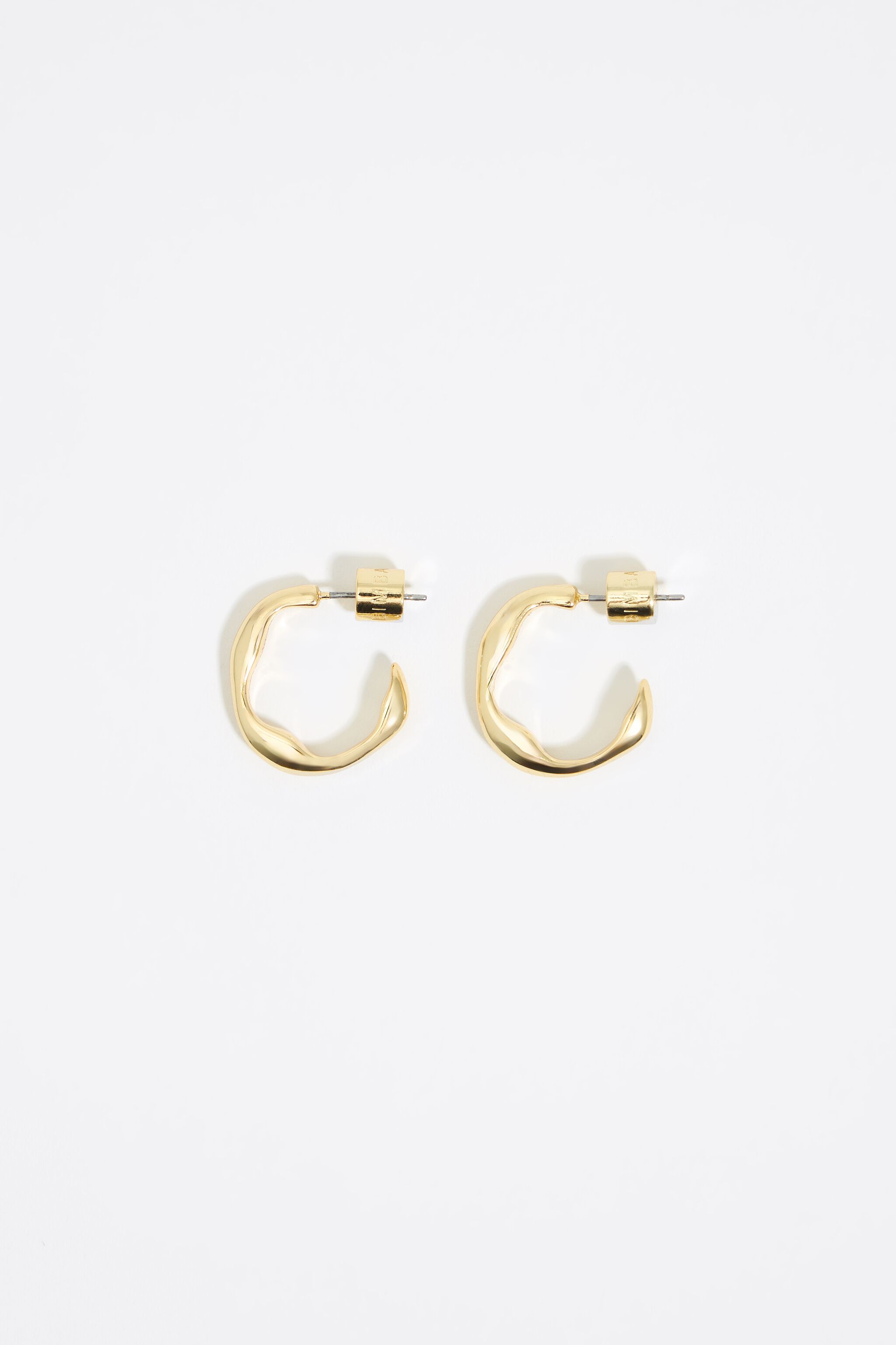 Mini gold hoops clearance
