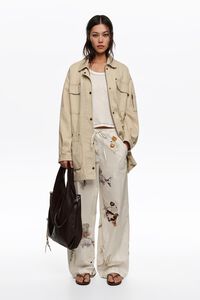 Pantal&oacute;n jogger algod&oacute;n seabed hueso