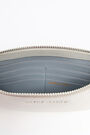 White leather flat make-up case White leather flat make-up case