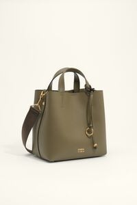 Large cactus leather Chihuahua bag