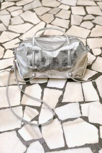 Bolsa Lolita mini piel plata