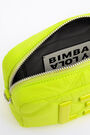S padded nylon crossbody bag in neon green S padded nylon crossbody bag in neon green