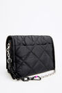 Bolso solapa XL acolchado nylon negro Bolso solapa XL acolchado nylon negro