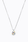 Letter K short silver necklace Letter K short silver necklace