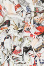 Light grey art brut animal scarf Light grey art brut animal scarf