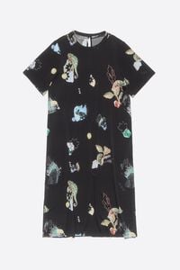 Vestido camiseta largo Camale&oacute;n antracita