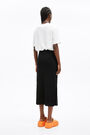 Falda midi negra Falda midi negra