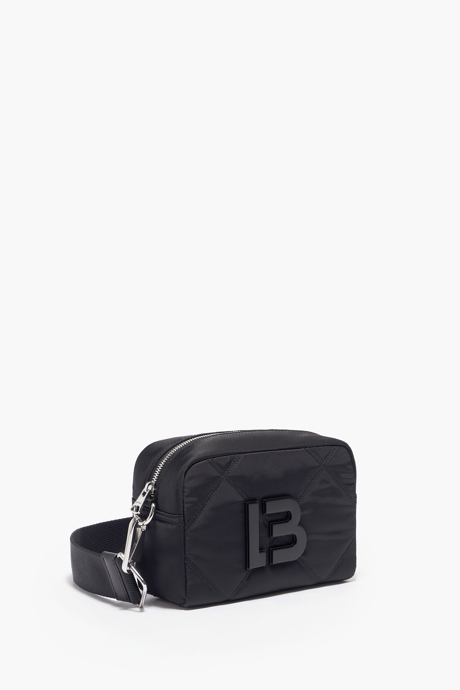 Bolso nylon negro bandolera deals