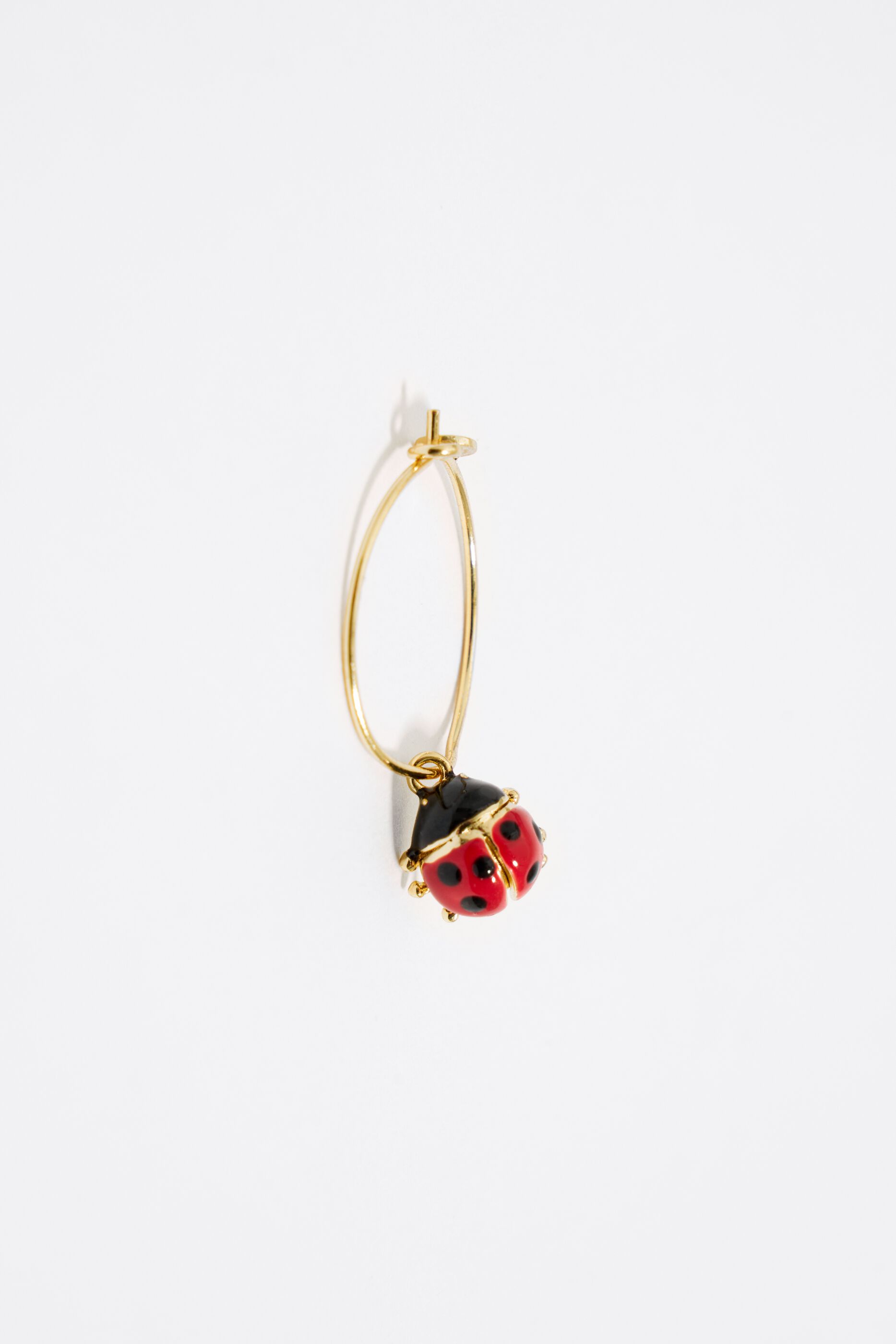 Ladybug hoop earrings shop