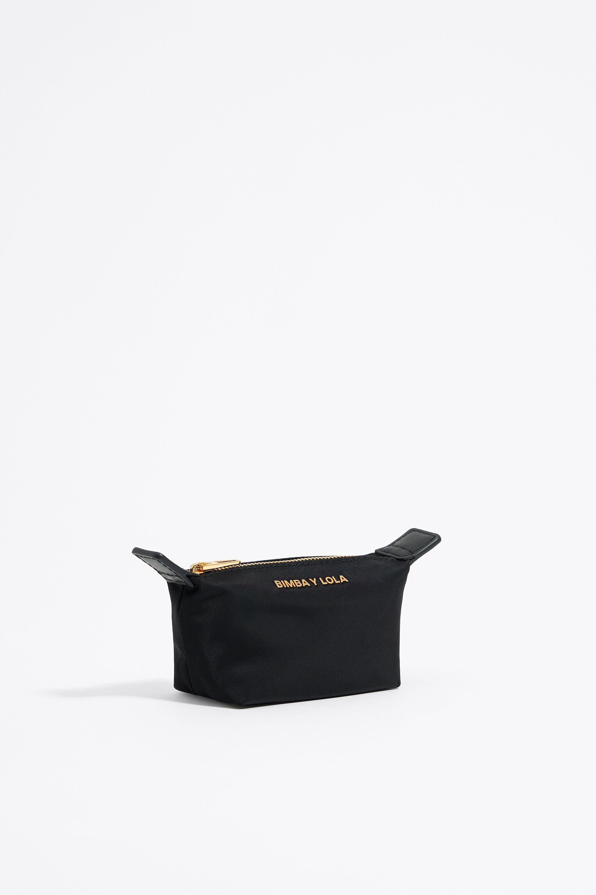 Monedero trapecio mini nylon negro