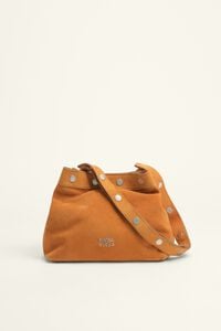 Bolsa Snaps mediana piel &aacute;mbar