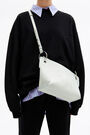 Bolso bandolera trapecio M piel verde pastel Bolso bandolera trapecio M piel verde pastel