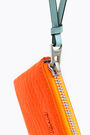 Monedero S croco naranja neón Monedero S croco naranja neón