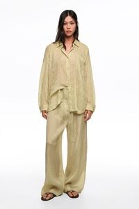 Pantal&oacute;n jogger dots mini oliva