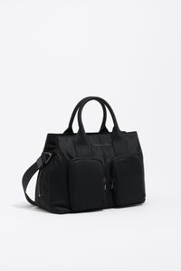 Bolsa bandolera pocket nylon negro