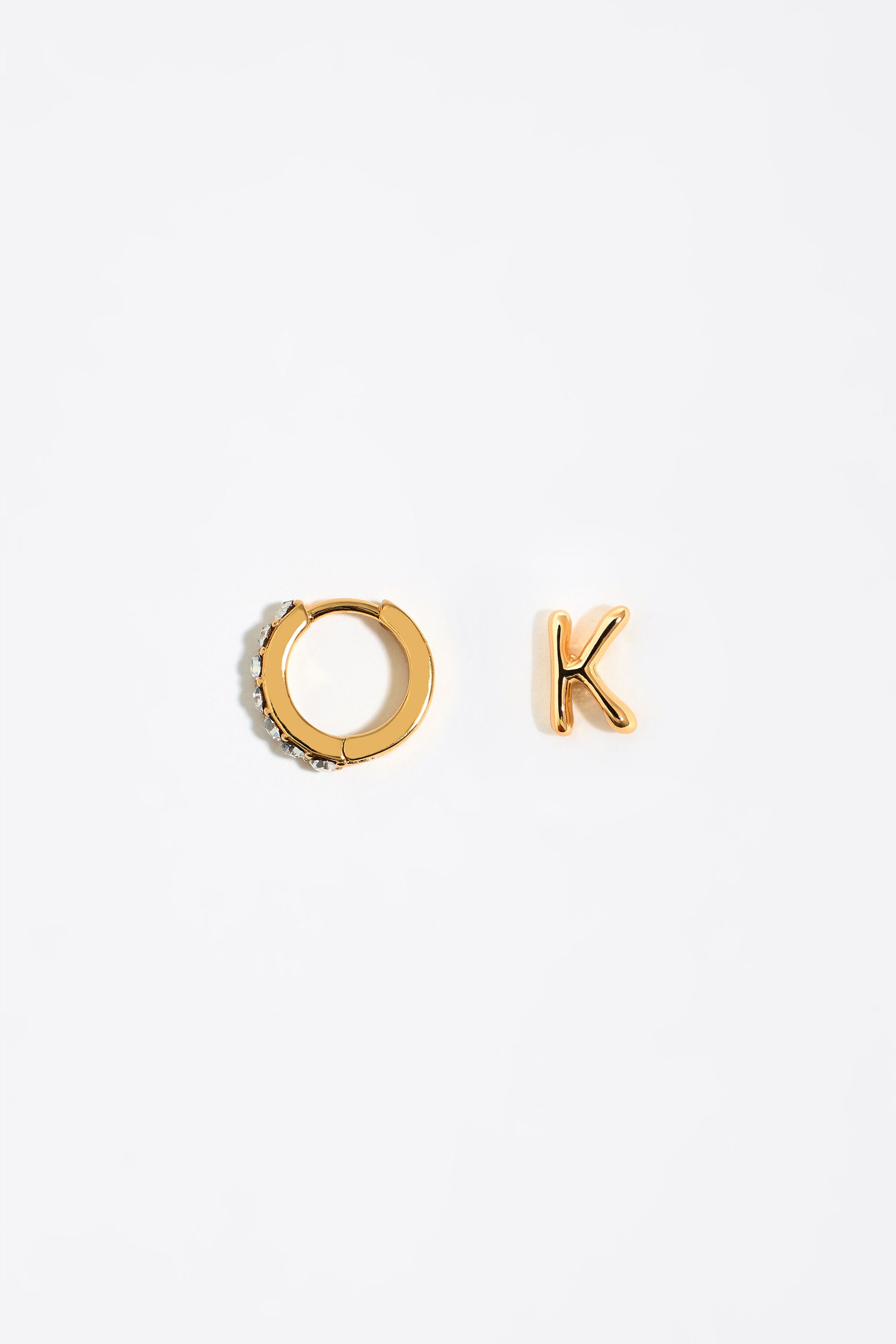 Letter k new arrivals earrings